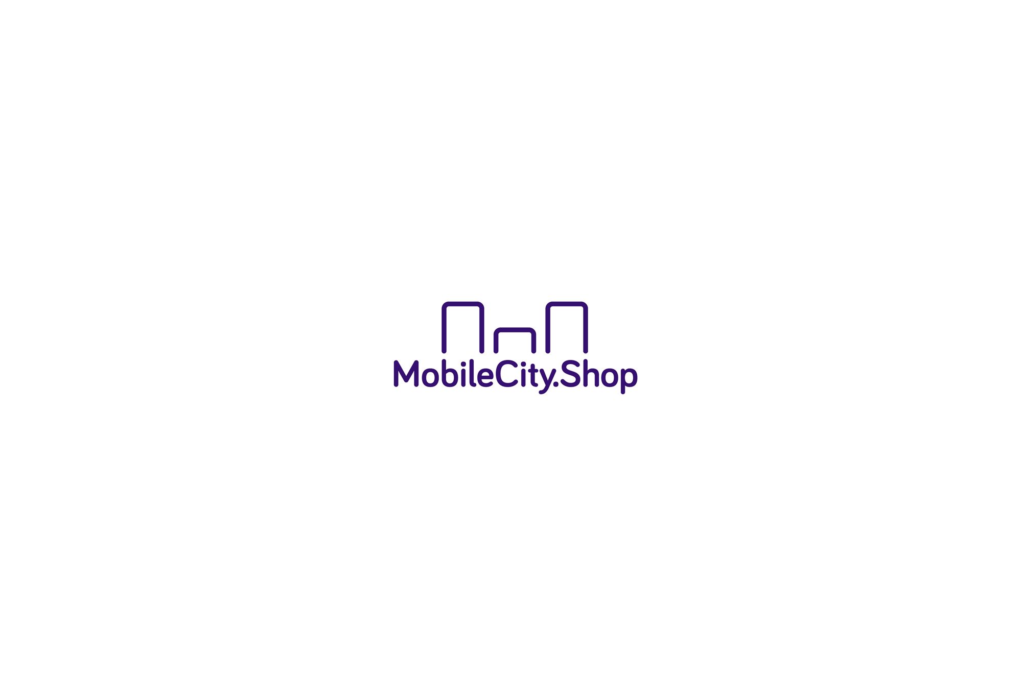 MobileCity.Shop - logo monochrom