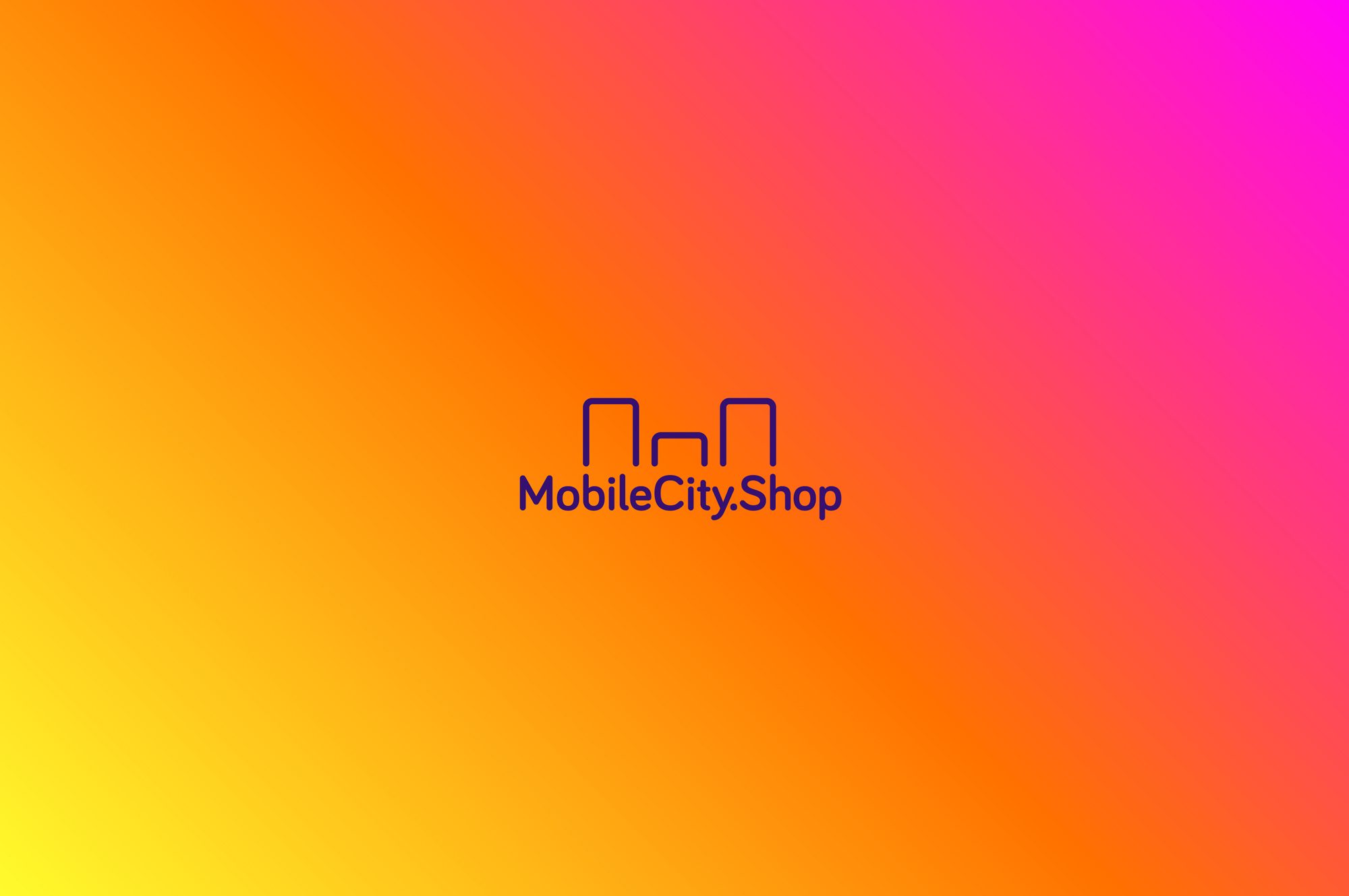 MobileCity.Shop - logo monochrom