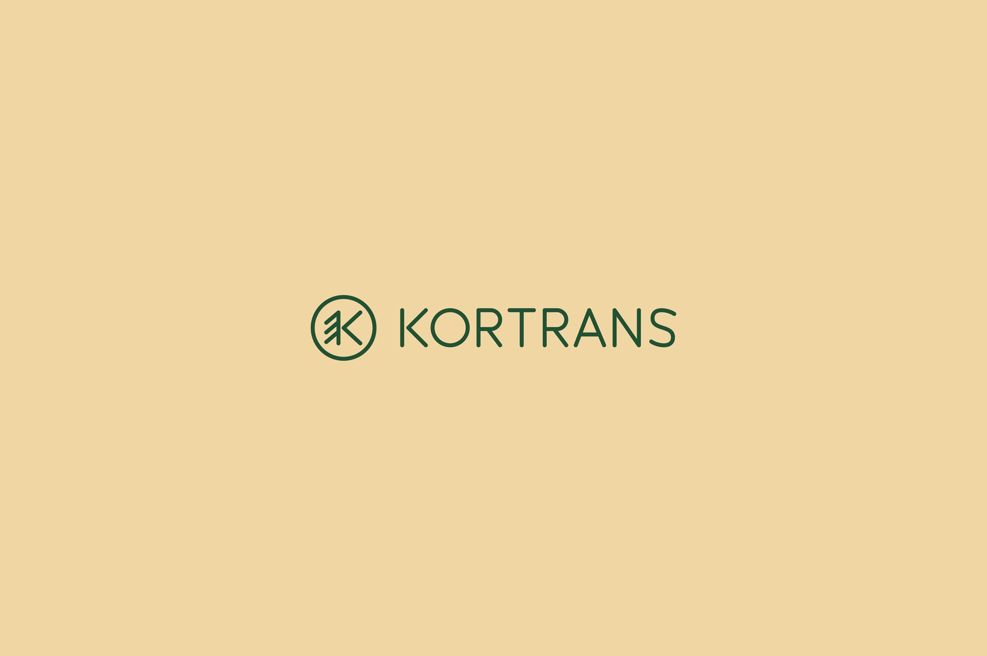 Kortrans - logo KOLOR sosna TŁO