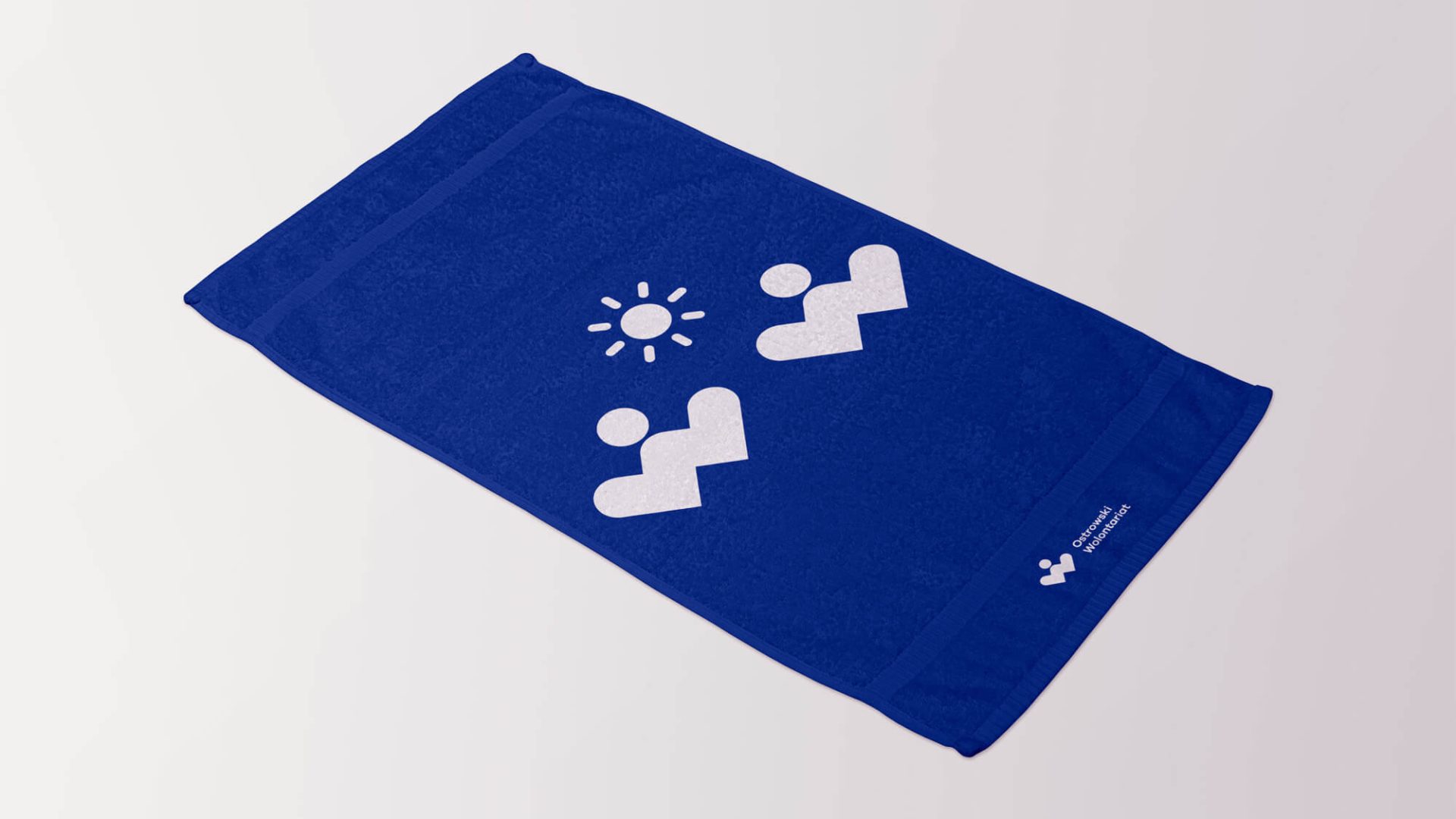 Ostrowski Wolontariat - ręcznik plażowy