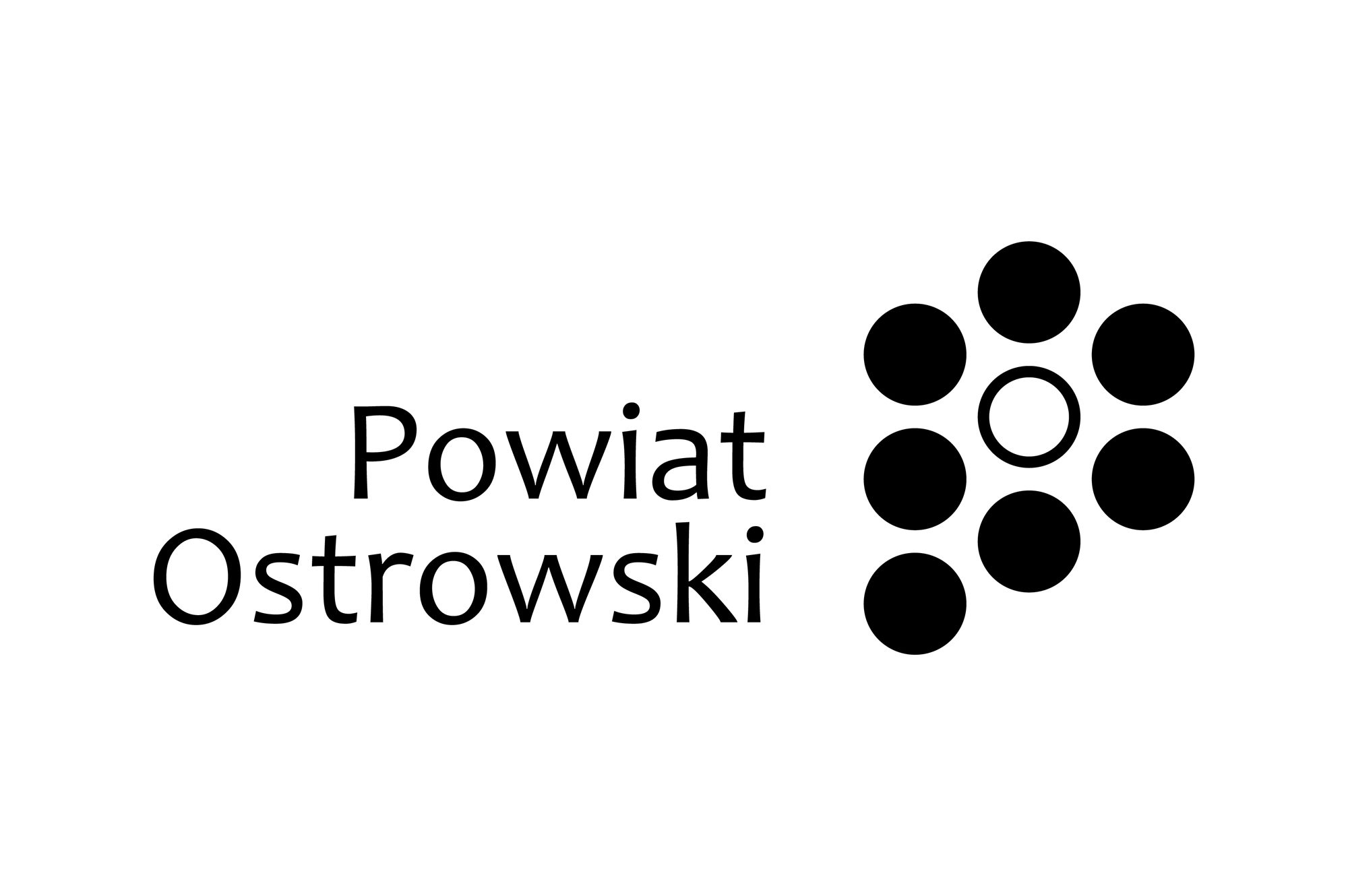 Powiat Ostrowski - logo PLANSZA 30x30cm EDYCJA