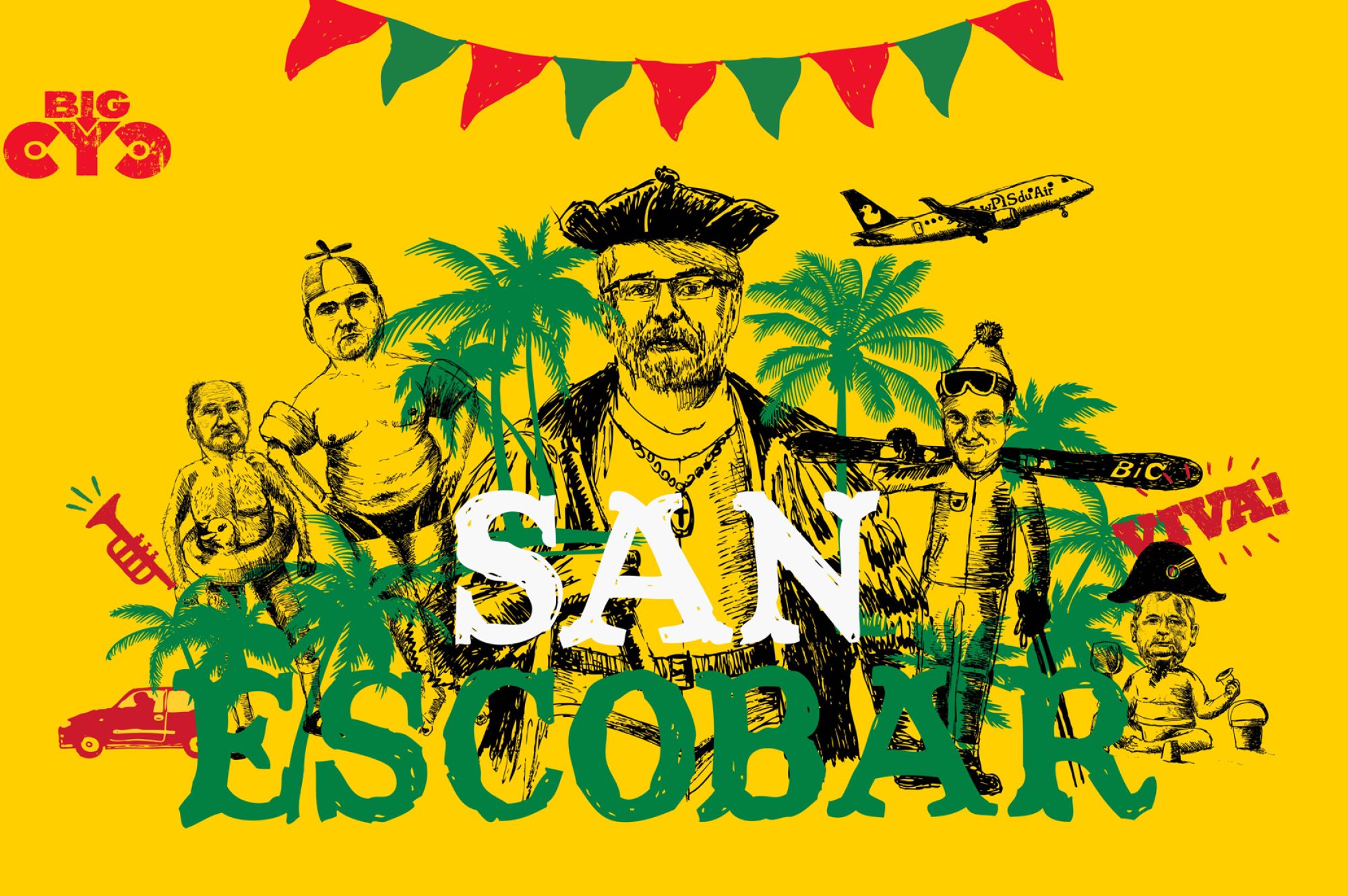 BIG CYC - San Escobar poster3
