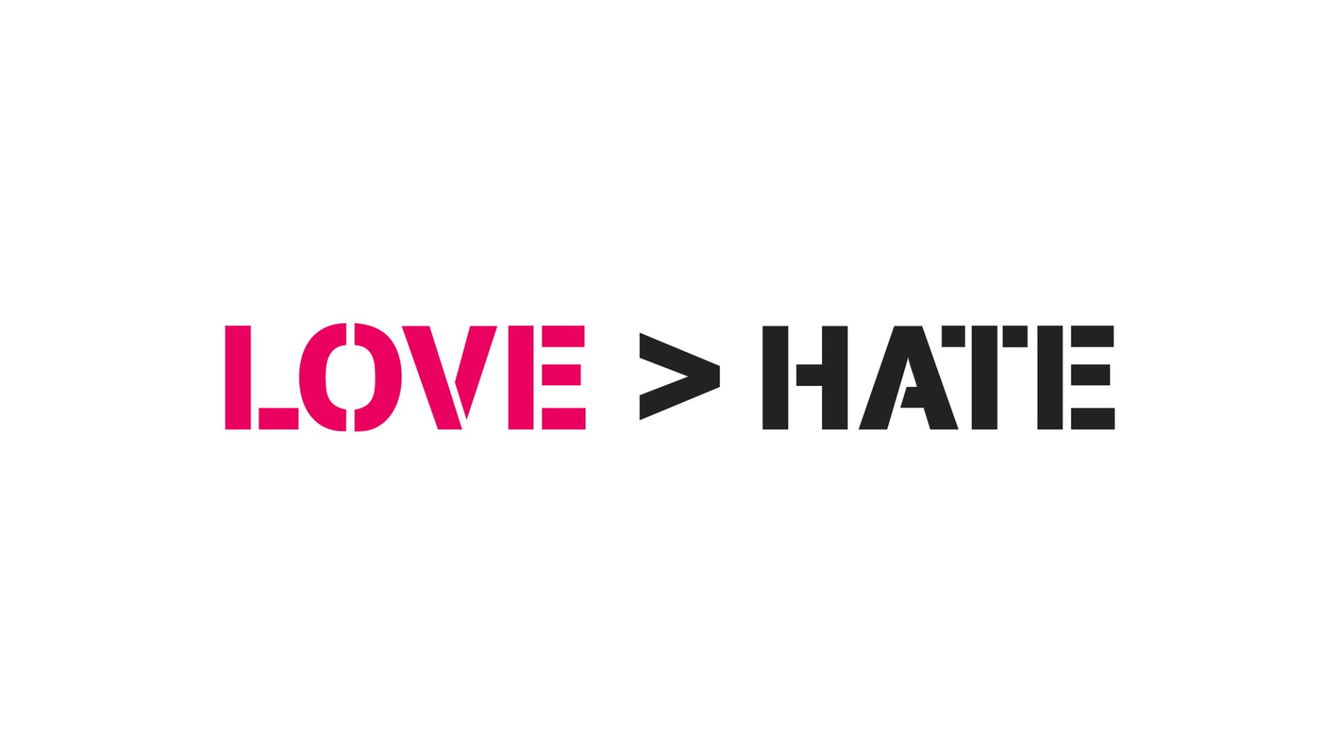 LOVE vs. HATE Poster B1 kolor