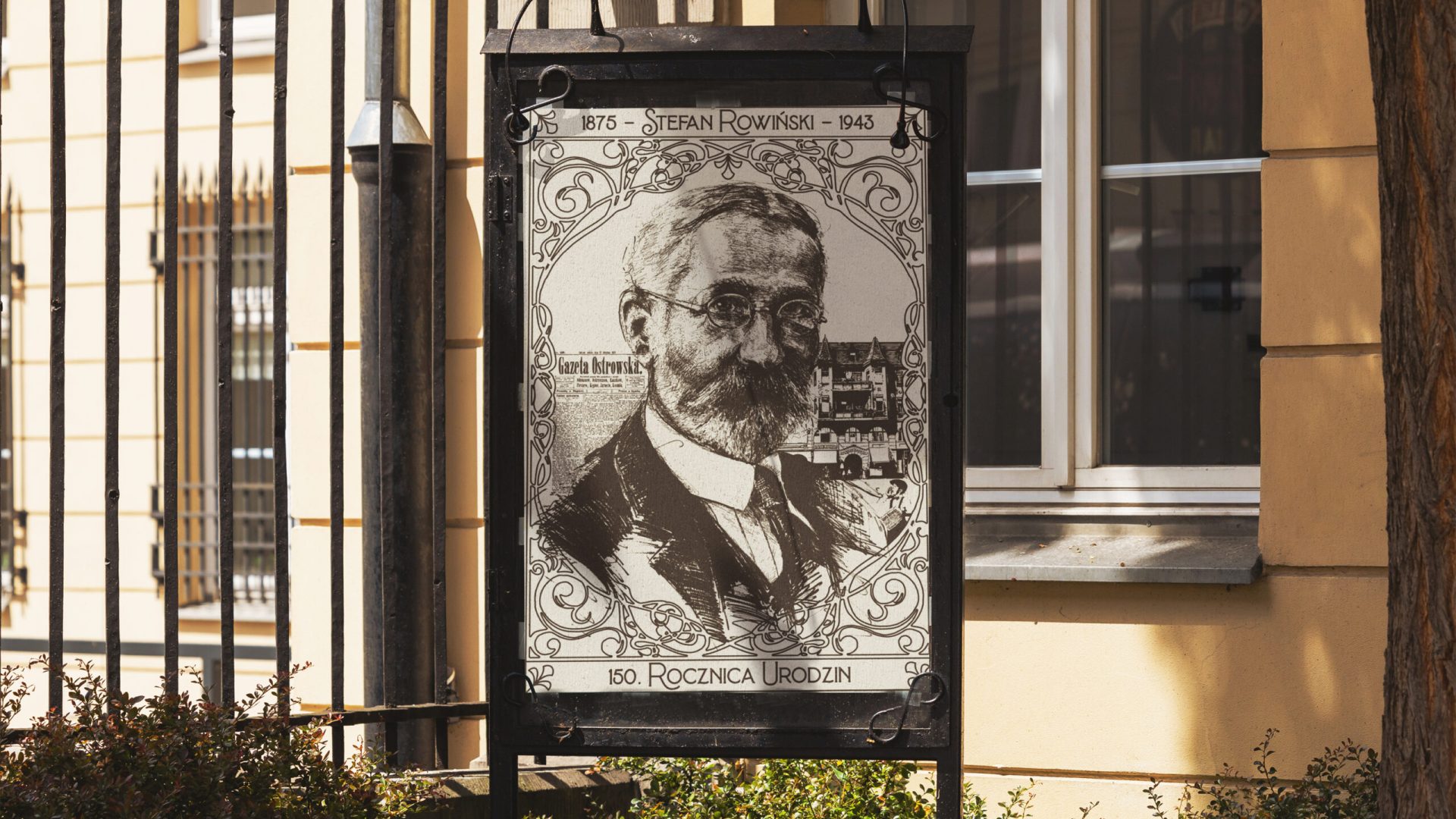 150. rocznica urodzin Stefana Rowińskiego - plakat