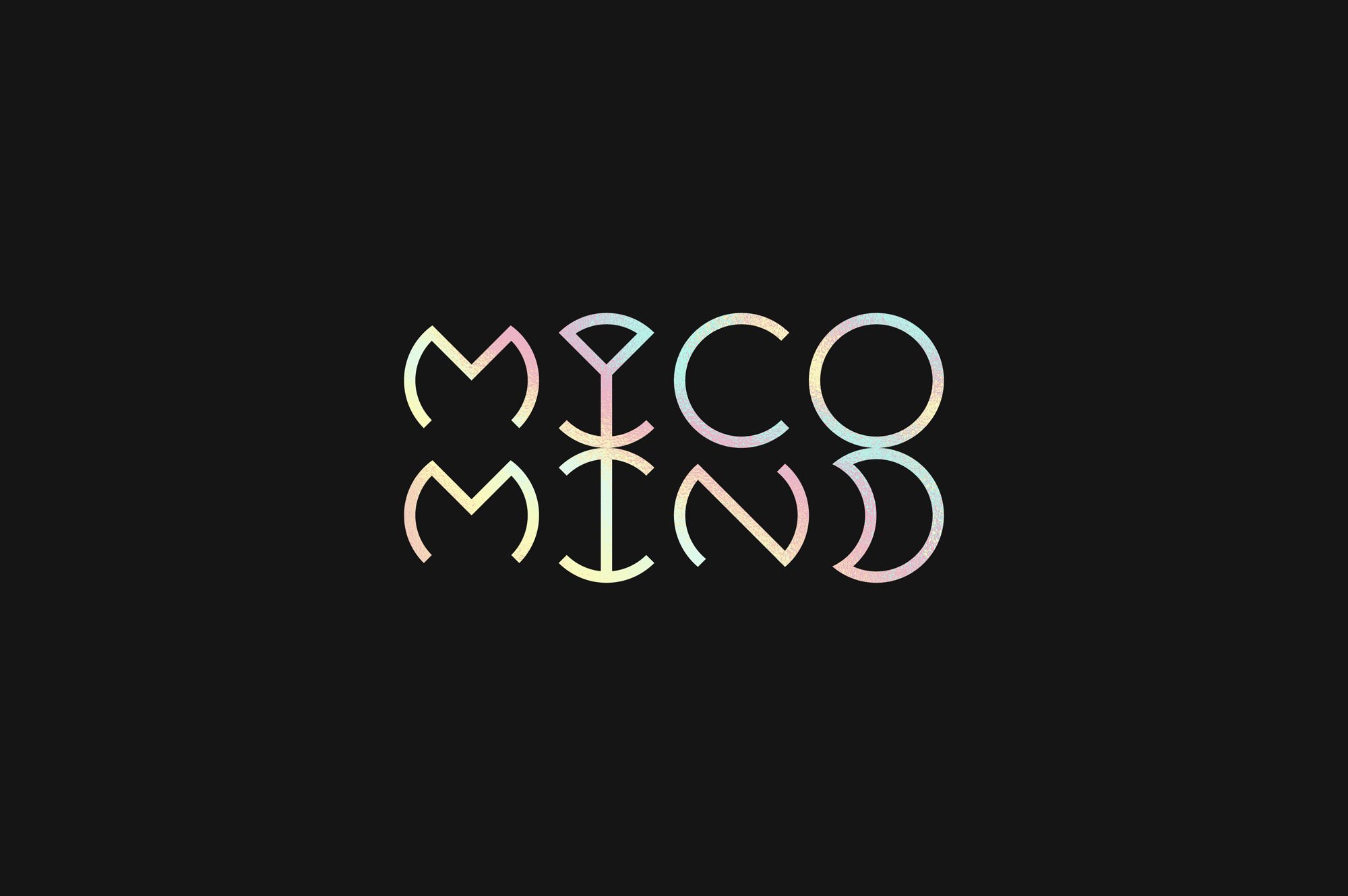 Myco Mind - typo monochrome