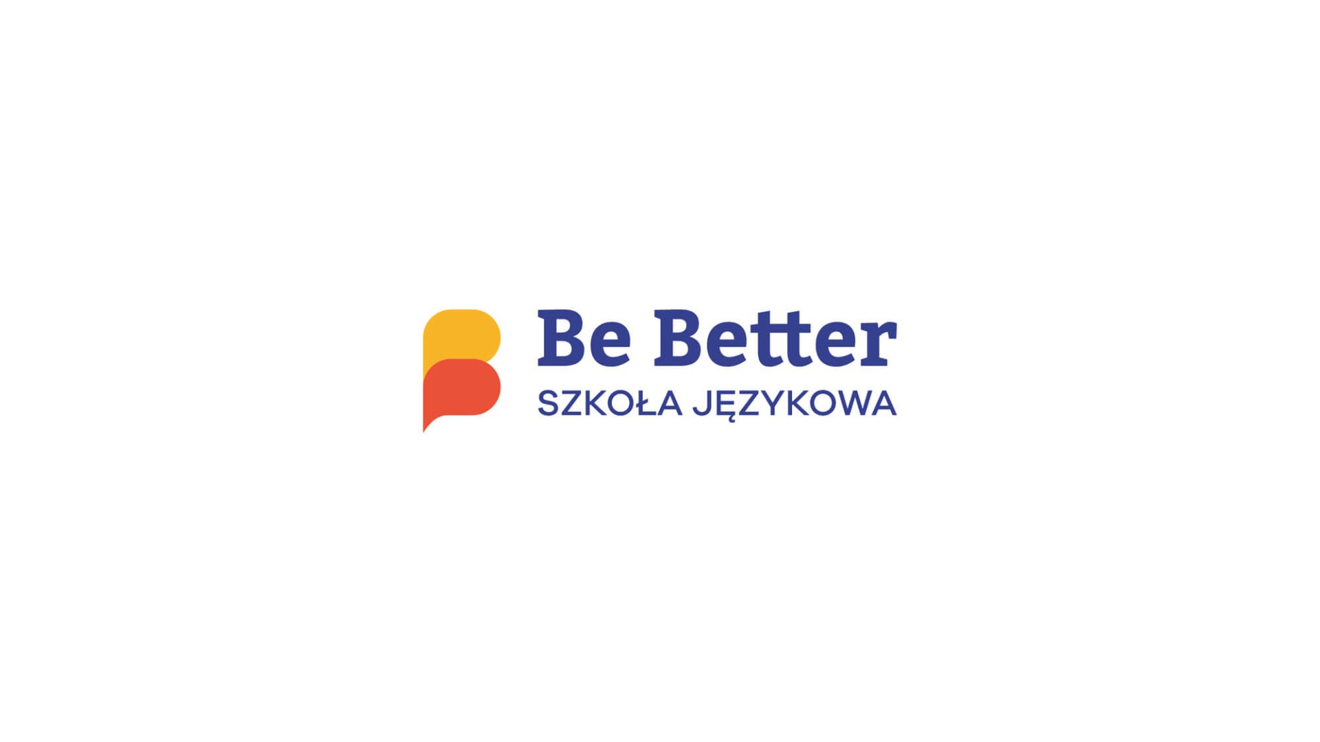 Be Better - logo GRANATOWE tło