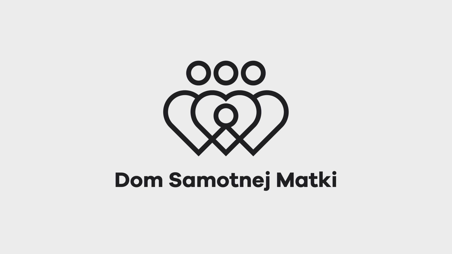 Dom Samotnej Matki - logo z nazwą