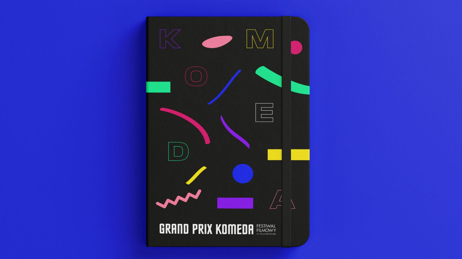 Grand Prix Komeda - notes A5 wizualizacja kobalt