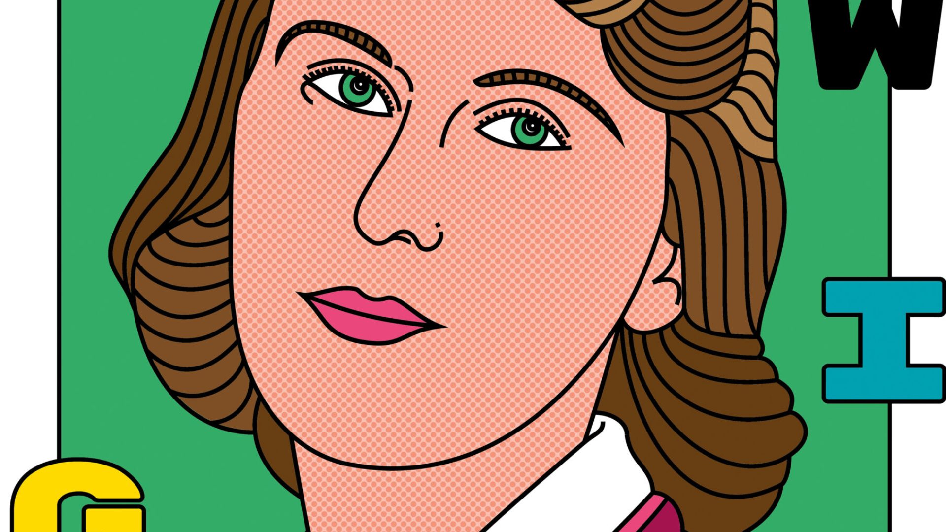 Jadwiga Żylińska - portert popart EDYCJA-01