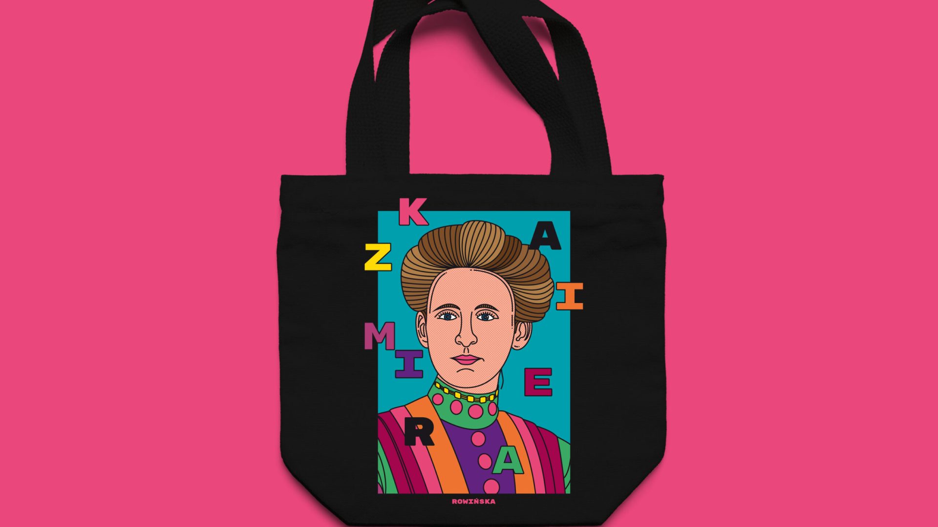 Kazimiera Rowińska - torba CZARNA