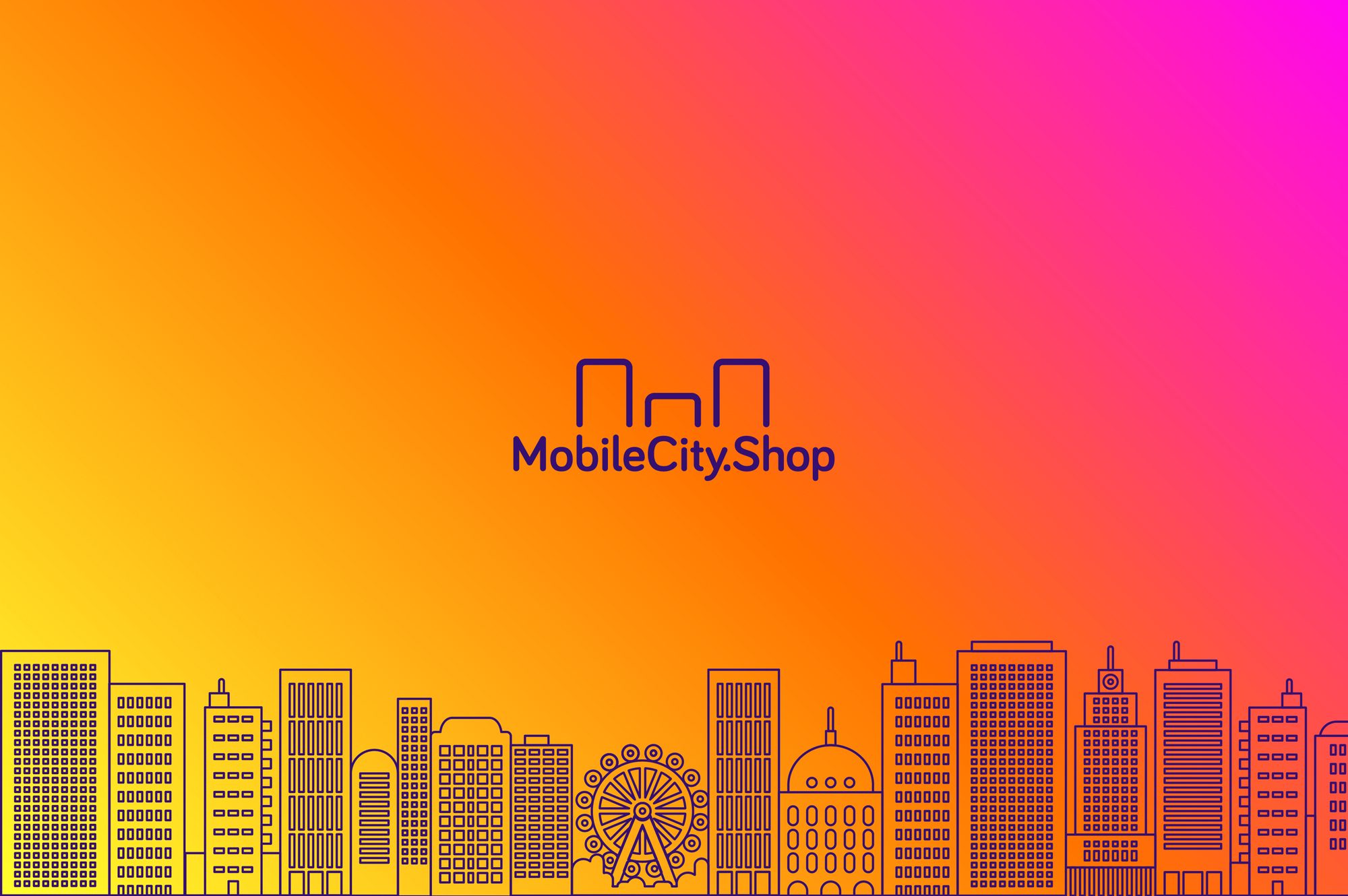 MobileCity.Shop - logo a KOLOR